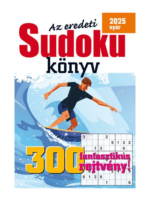 Az eredeti SUDOKU KÖNYV 2025 nyár		