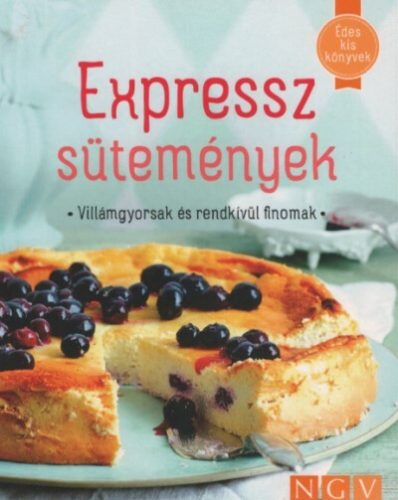 Expressz sütemények - Édes kis könyvek (puha) - Sütemények, édességek  témájú könyvek és olvasmányok