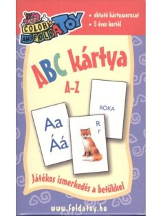 Abc kártya A-Z /Oktató kártyasorozat
