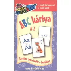 Abc kártya A-Z /Oktató kártyasorozat - Pedagógia, nevelés  témájú könyvek és olvasmányok
