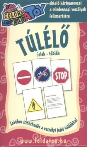 Túlélő, jelek - táblák /Oktató kártyasorozat - Pedagógia, nevelés  témájú könyvek és olvasmányok