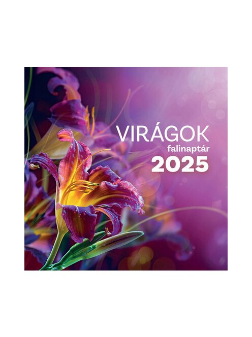 Virágok falinaptár 2025