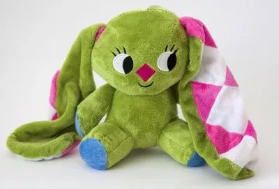 Kockásfülű nyúl /15cm babzsák (ülő) - PLÜSS JÁTÉK  témájú könyvek és olvasmányok