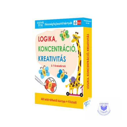 Logika, koncentráció, kreativitás - 5-7 éveseknek - Készségfejlesztő kártyák 5-7 éveseknek