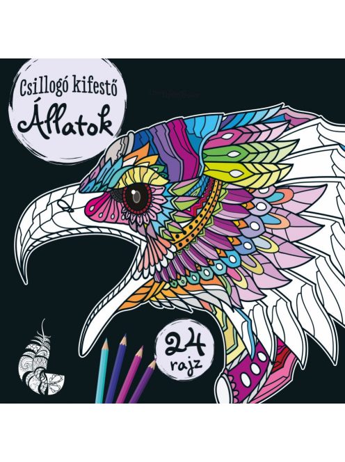 Állatok - Csillogó kifestők