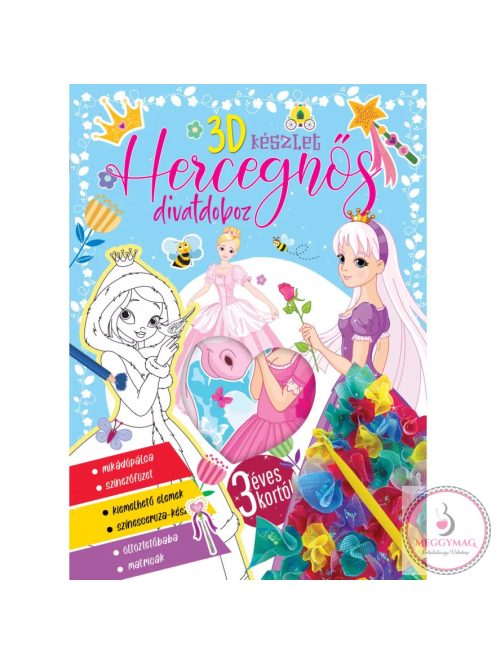 3D készlet - Hercegnős divatdoboz