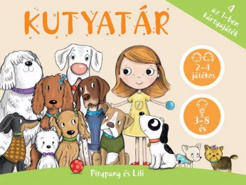 Kutyatár /4 az 1-ben kártyajáték (új kiadás) - TÁRSASJÁTÉK  témájú könyvek és olvasmányok
