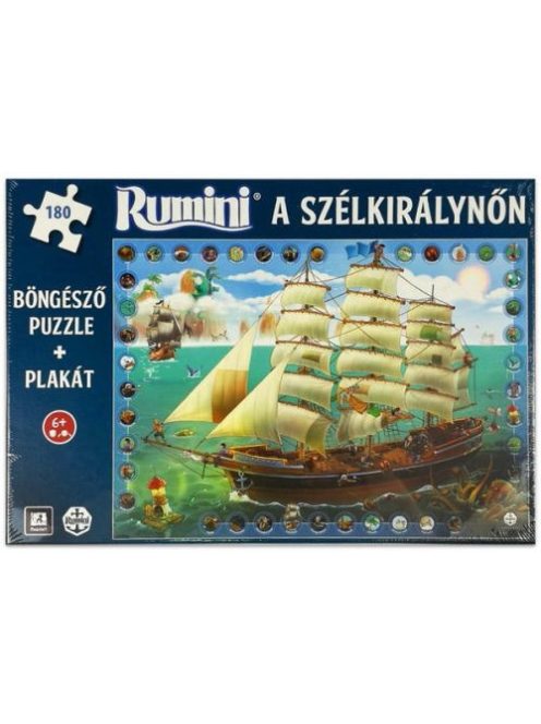 Rumini - A szélkirálynőn /Böngésző puzzle + plakát