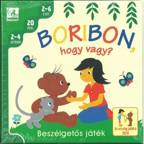 Boribon, hogy vagy? - beszélgetős játék /3 játék az 1-ben (új kiadás) - Játékok  témájú könyvek és olvasmányok