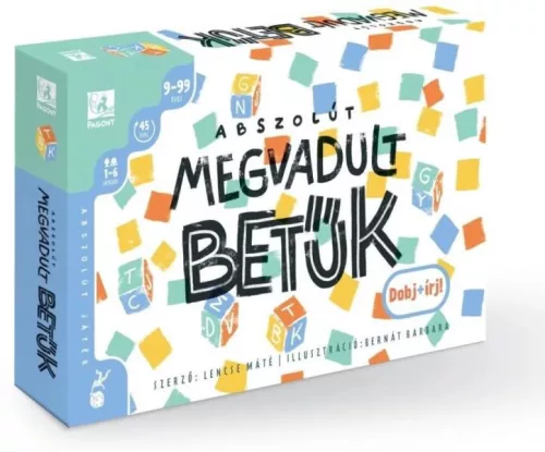 Abszolút megvadult betűk /Társasjáték (új kiadás) - TÁRSASJÁTÉK  témájú könyvek és olvasmányok