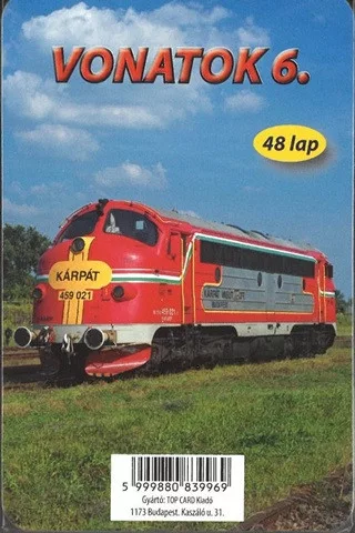 Vonatok 6. - 48 lapos kártya