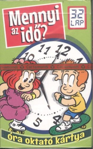 Mennyi az idő? /Óra oktató kártya - Kártya  témájú könyvek és olvasmányok