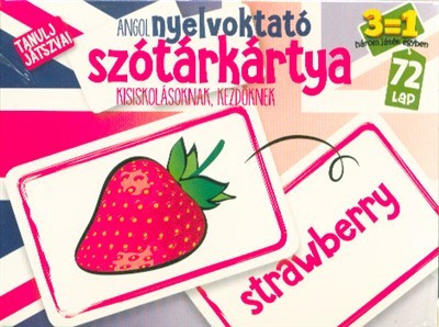 Angol nyelvoktató szókártya kisiskolásoknak, kezdőknek - Kártya  témájú könyvek és olvasmányok