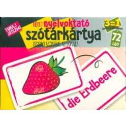 Német nyelvoktató szókártya kisiskolásoknak, kezdőknek - Kártya  témájú könyvek és olvasmányok