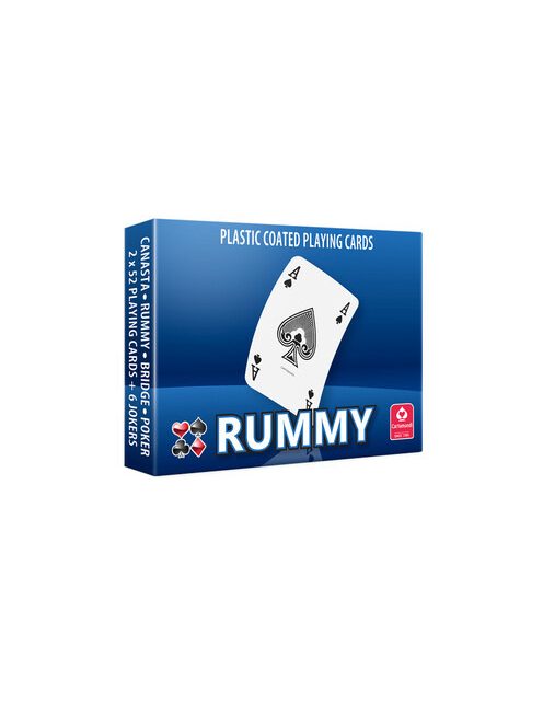 Rummy, dupla römi kártya, 110 lap