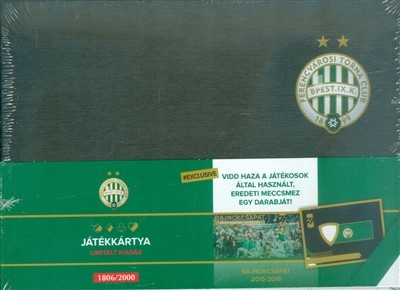 Hajrá Fradi! limitált játékkártya - exkluzív gyűjtőkártyával - Kártya  témájú könyvek és olvasmányok