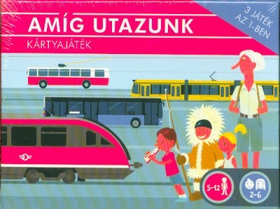 Amíg utazunk - Kártyajáték /3 játék az 1-ben - Kártya  témájú könyvek és olvasmányok