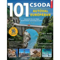 Füles Bookazine - 101 csoda - Autóval Európában - Európa  témájú könyvek és olvasmányok