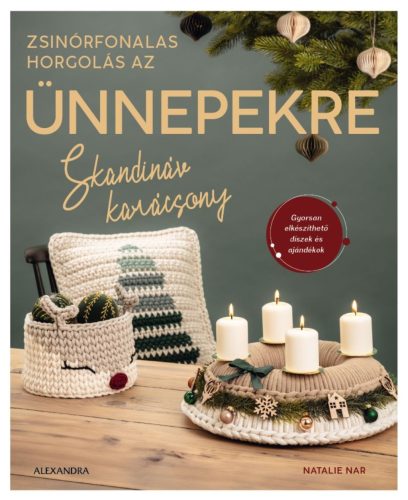 Skandináv karácsony: Zsinórfonalas horgolás az ünnepekre - Kreativitás  témájú könyvek és olvasmányok