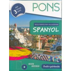   PONS - Nyelvtanfolyam haladóknak - Spanyol (tankönyv + 2 CD) - Akár 3 hónap alatt