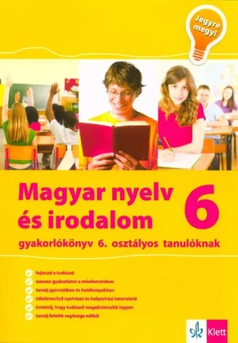 Magyar nyelv és irodalom 6 - Gyakorlókönyv 6. osztályos tanulóknak - Magyar irodalom  témájú könyvek és olvasmányok