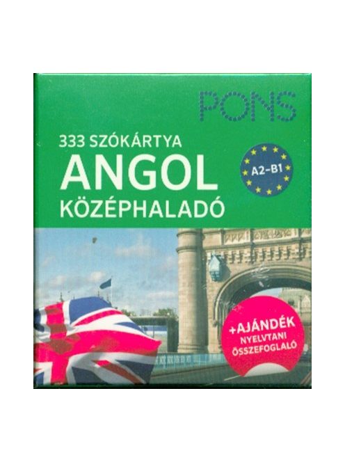 PONS Szókártyák - Angol középhaladó 333 Szó