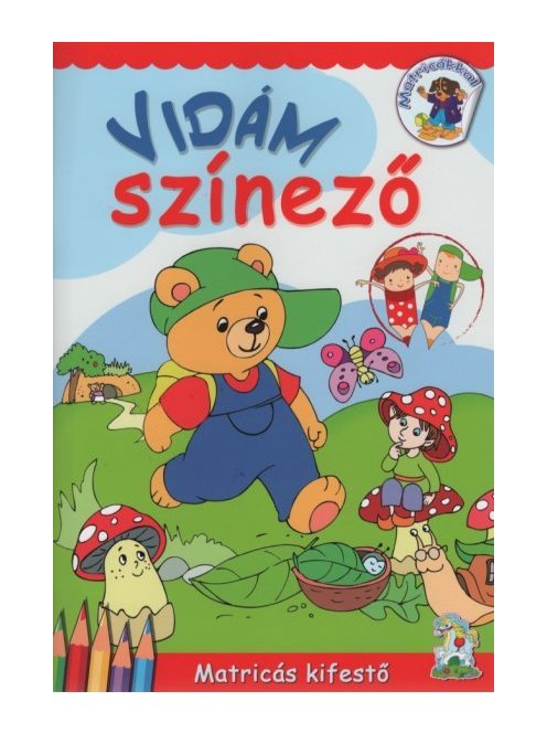 Vidám színező - Kifestő matricákkal