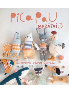 Pica Pau barátai 3 - 20 színpompás amigurumi állatfigura