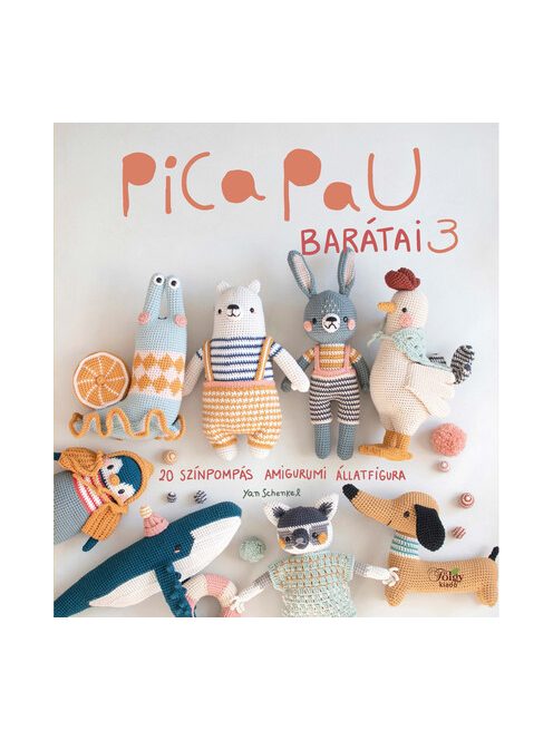 Pica Pau barátai 3 - 20 színpompás amigurumi állatfigura