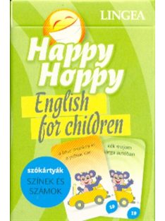   Happy Hoppy szókártyák - Színek és számok /English for Children
