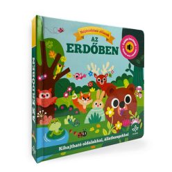   Bújócskázó állatok az erdőben - Találós kérdések kihajtható oldalakkal, állathangokkal - Nyomd meg a gombot!