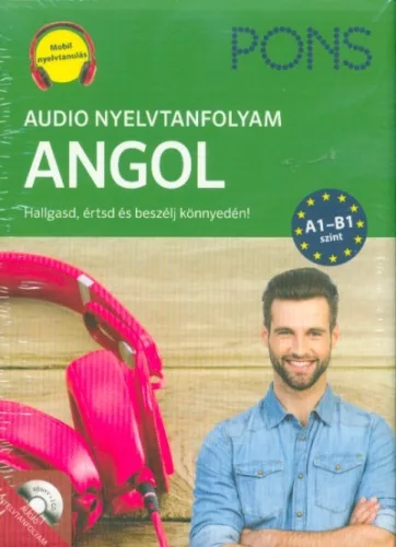 PONS Audio nyelvtanfolyam - Angol - A1-B1 szint - Angol  témájú könyvek és olvasmányok