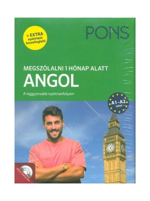 PONS Megszólalni 1 hónap alatt - Angol (könyv + CD+online) - A leggyorsabb nyelvtanfolyam