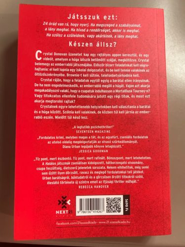 Halálos játszmák - élnyomott - Next Generation Könyvek sorozat - Thriller  témájú könyvek és olvasmányok