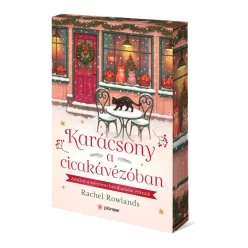 Karácsony a cicakávézóban (éldekorált) - Romantikus  témájú könyvek és olvasmányok