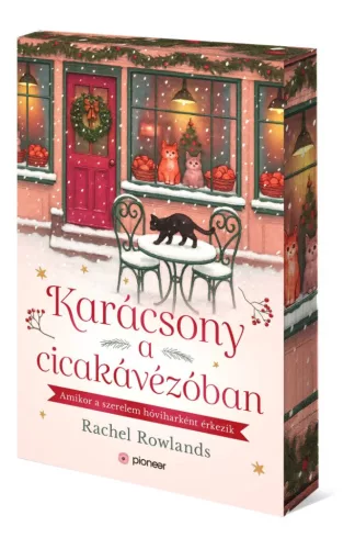 Karácsony a cicakávézóban (éldekorált) - Romantikus  témájú könyvek és olvasmányok