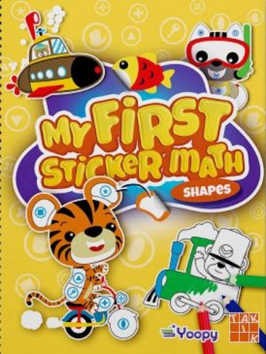 My First Sticker Math - Shapes - Foglalkoztatók  témájú könyvek és olvasmányok
