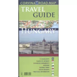 Hungary Road Map + Travel Guide /Magyarország idegenforgalmi autóstérképe - Magyarország  témájú könyvek és olvasmányok