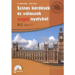 Színes kérdések és válaszok angol nyelvből /B2 szint - 8 óra hanganyaggal - Angol  témájú könyvek és olvasmányok