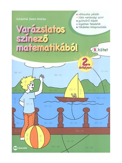 Varázslatos színező matematikából 2. évfolyam (b. kötet)