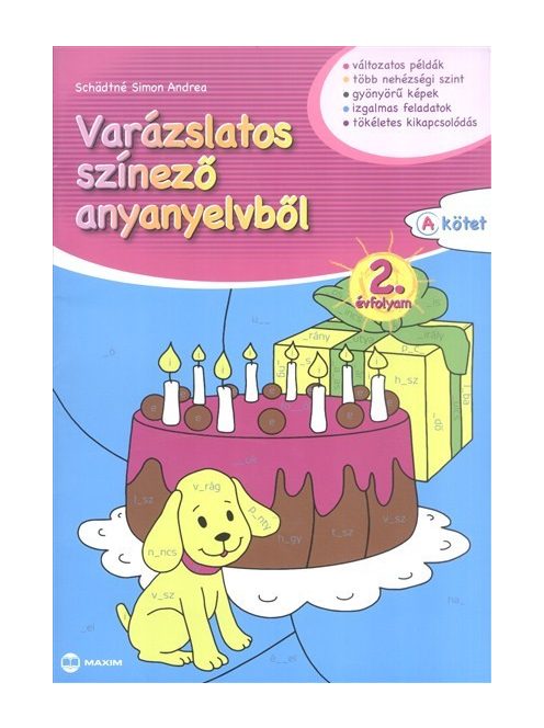 Varázslatos színező anyanyelvből 2. (a. kötet)