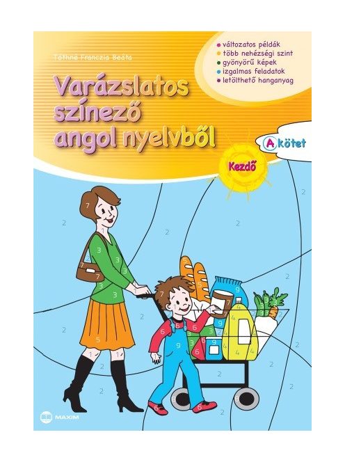 Varázslatos színező angol nyelvből - Kezdő - A kötet