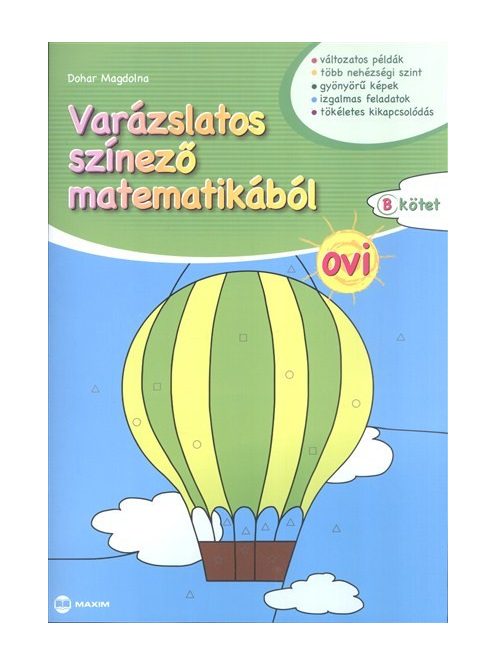 Varázslatos színező matematikából - ovi (b. kötet)