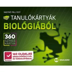   Tanulókártyák biológiából /360 színes kártya + 160 oldalas megoldókönyvvel és társasjátékkal
