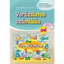 Varázslatos számlálás ovi 5-7 éveseknek /Matricás melléklettel - Óvodás és iskolaelőkészítő  témájú könyvek és olvasmányok