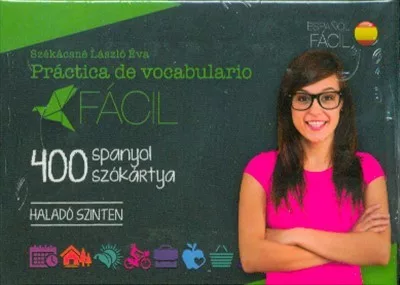 Práctica de vocabulario - 400 spanyol szókártya /Haladó szinten - Spanyol  témájú könyvek és olvasmányok