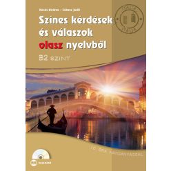 Színes kérdések és válaszok olasz nyelvből B2 szint (CD melléklettel) - Olasz  témájú könyvek és olvasmányok