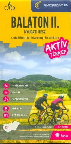 Balaton II. - Nyugati rész /Szabadidőtérkép - Térkép  témájú könyvek és olvasmányok