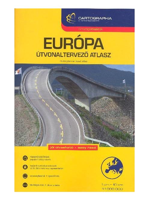 Európa útvonaltervező atlasz (1:1 000 000) /Országatlaszok