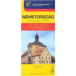Németország térkép (1:800 000) /Európai autótérképek - Európa  témájú könyvek és olvasmányok